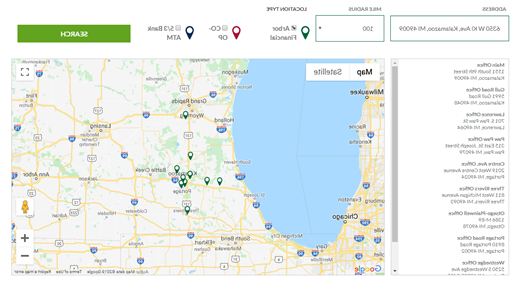 Arbor Financial offers a searchable ATM map on our website!